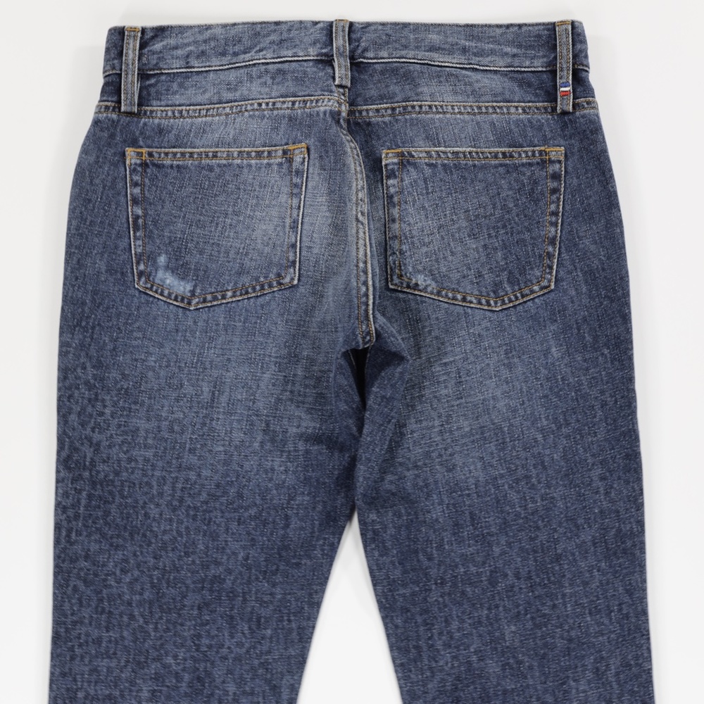 Etienne Marcel‎ Women's Leopard Distressed Tapered Denim Jeans Blue Size 27 - Picture 5 of 9